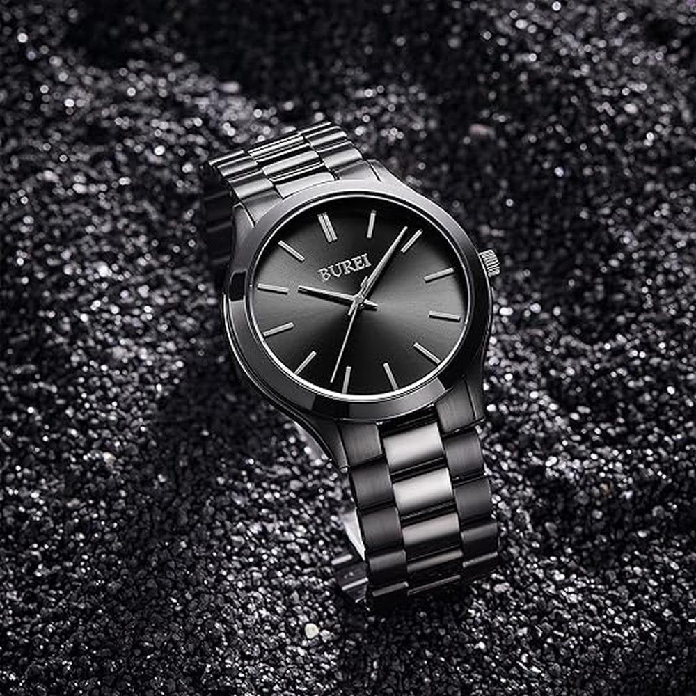 Burei Fashion Minimalist Business Men's Wrist Watches – Side View
