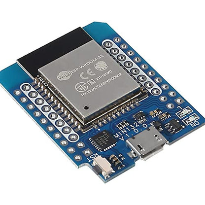 QCCAN 3PCS: ESP32 D1 Mini NodeMCU Development Board – Side View