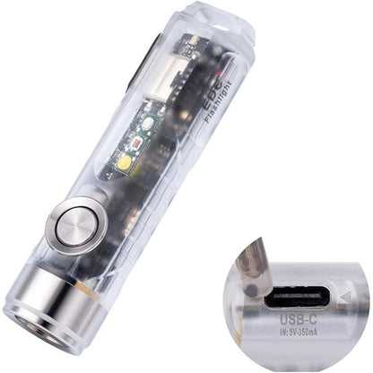 White Rovyvon: Rovyvon Aurora A8 4th Gen USB-C Keychain – Front View