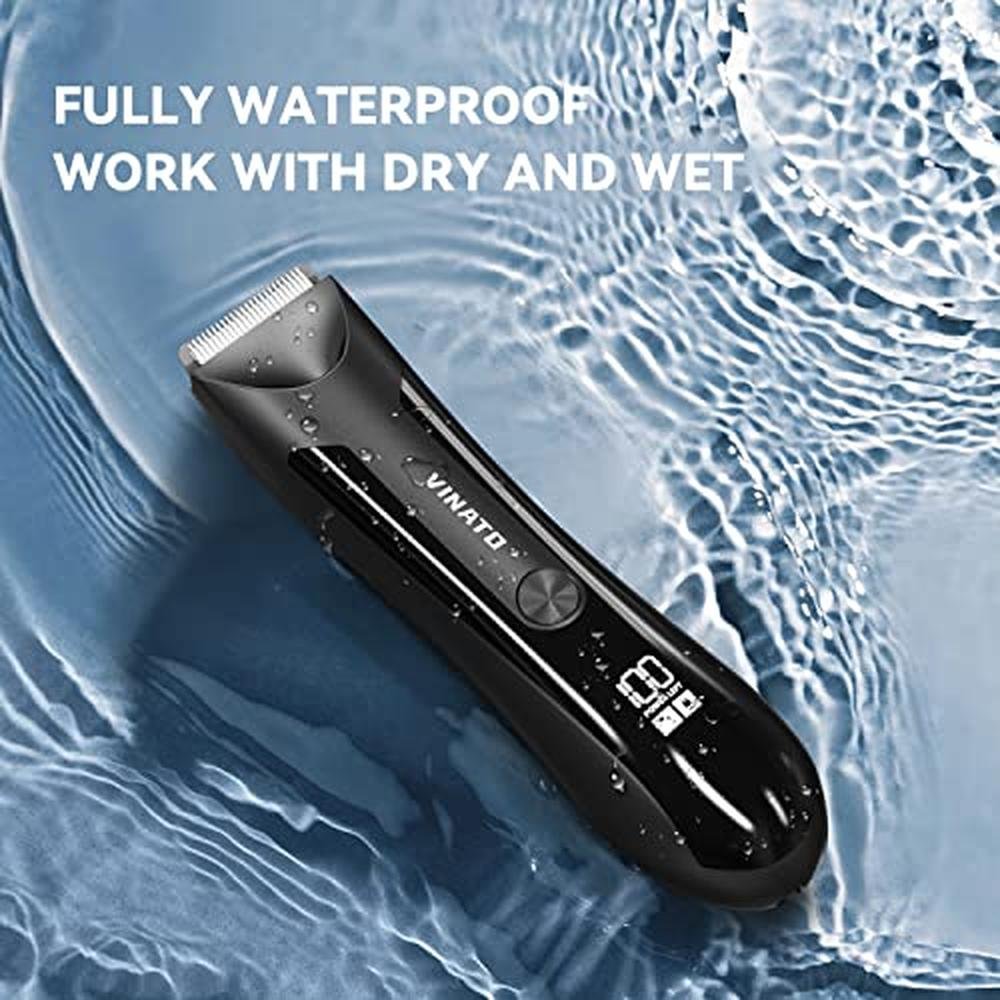 Trimmer Hair: VINATO Electric Body Hair Trimmer Manscape – Packaging