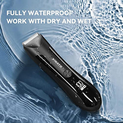 Trimmer Hair: VINATO Electric Body Hair Trimmer Manscape – Packaging