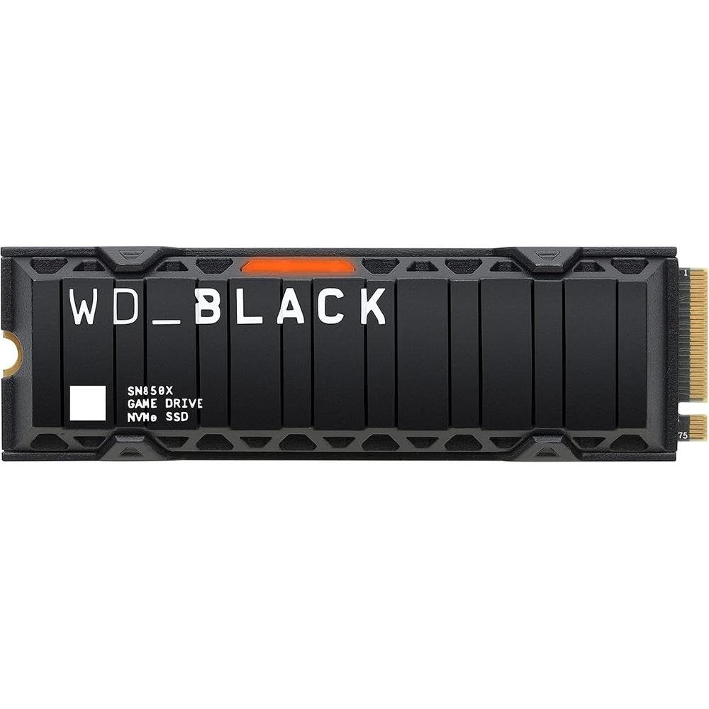 WD Black 2TB SN850X NVMe Internal Gaming SSD – Front View