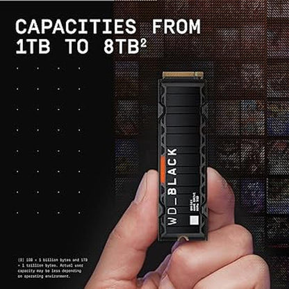 WD Black 2TB SN850X NVMe Internal Gaming SSD – In Use