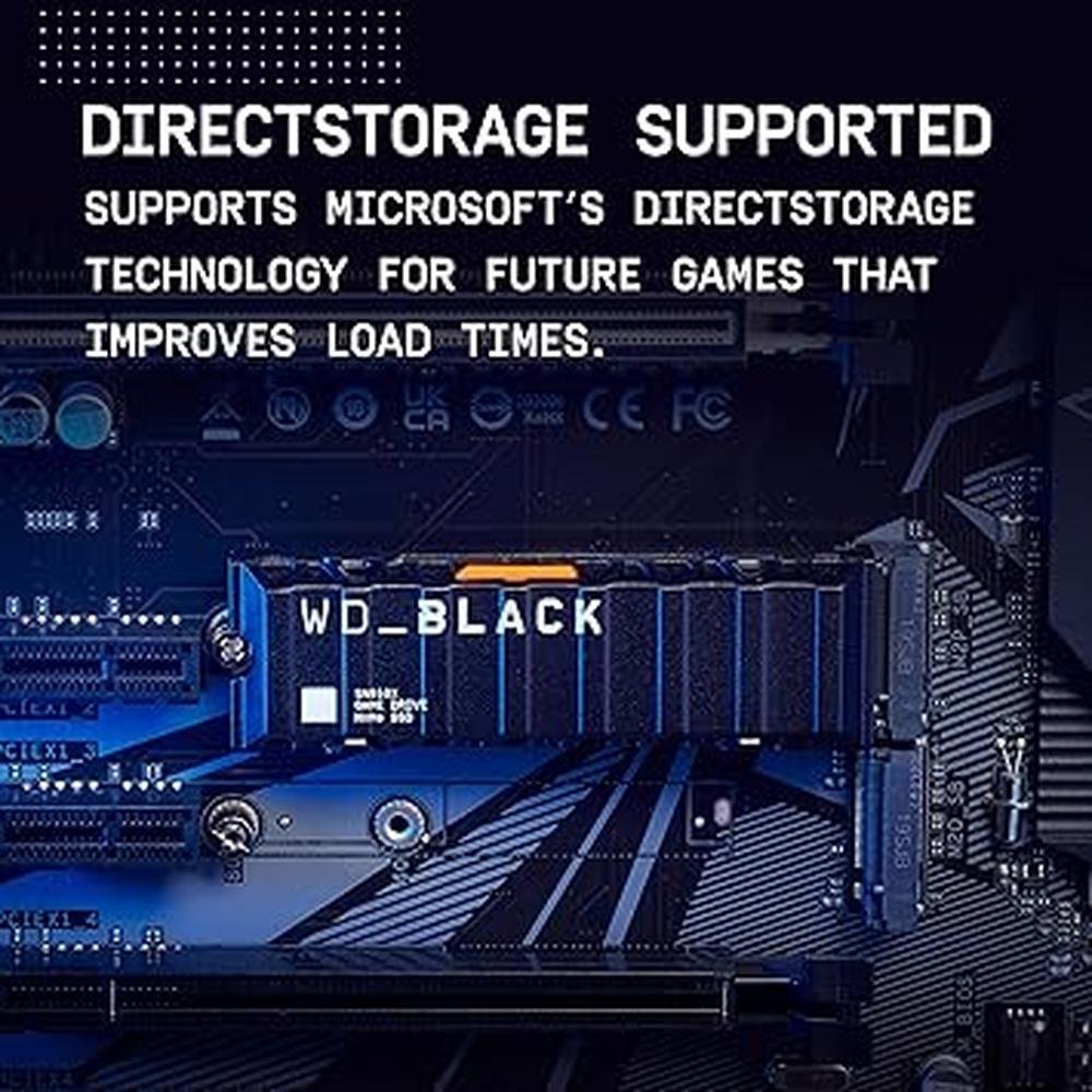 WD Black 2TB SN850X NVMe Internal Gaming SSD – Packaging