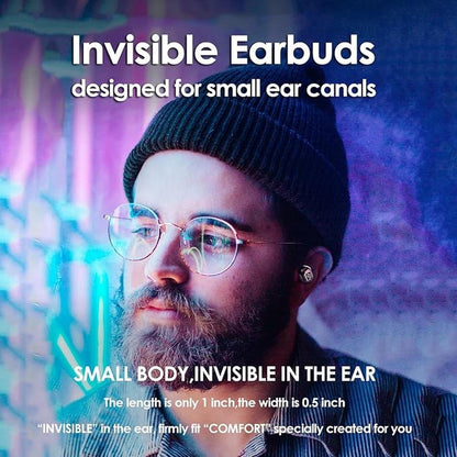 Single Invisible Bluetooth Earbuds Smallest Tiny Hidden – Side View