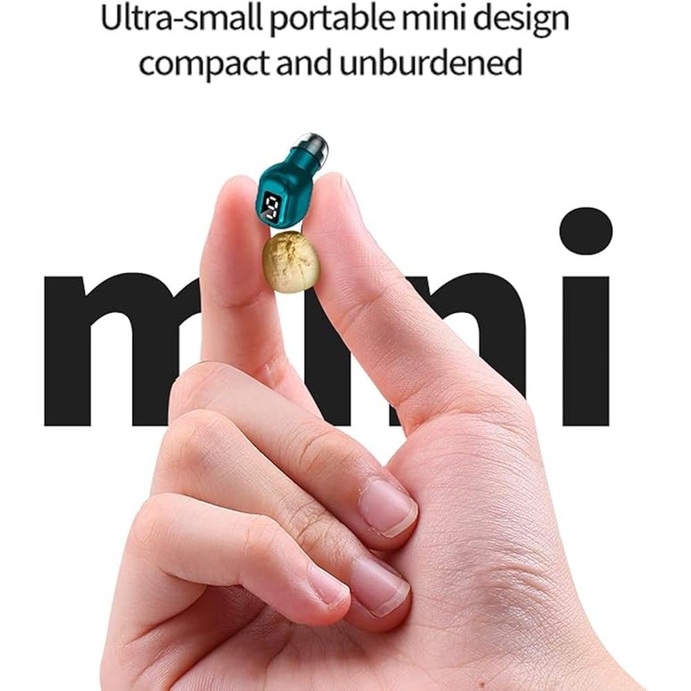 Single Invisible Bluetooth Earbuds Smallest Tiny Hidden – In Use