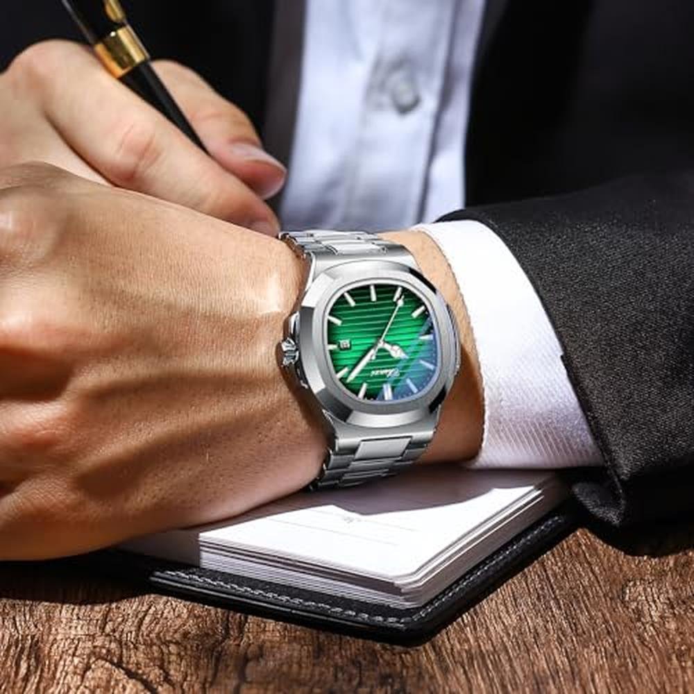 Gosasa Fashion Men's Watches: Luminous Calendar Casual Watch – Close-up Detail