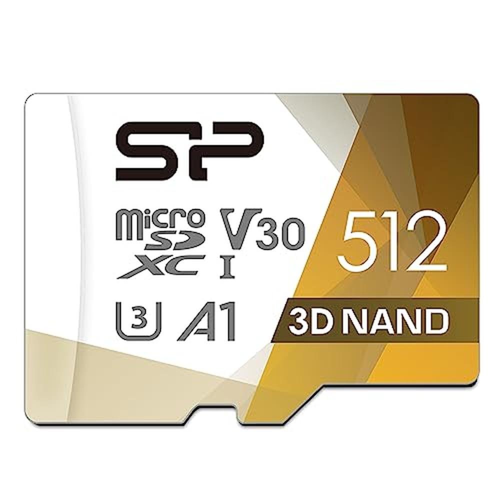 Silicon Power 512GB Micro SD Card – Front View