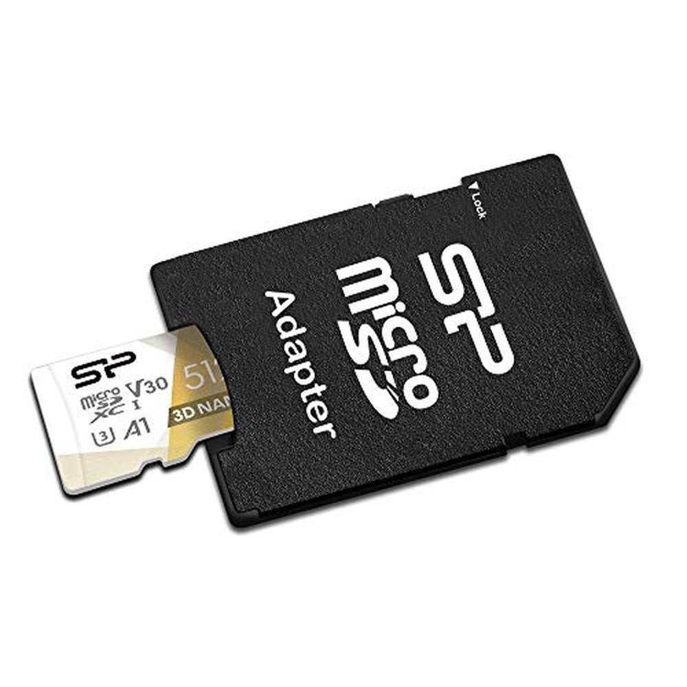 Silicon Power 512GB Micro SD Card – Side View