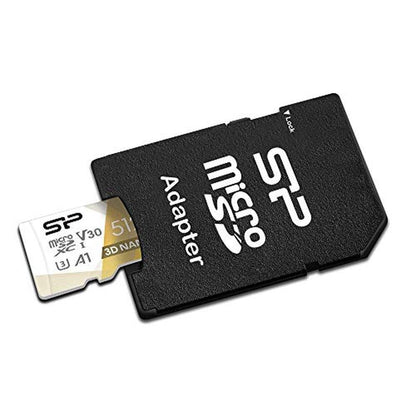 Silicon Power 512GB Micro SD Card – Side View