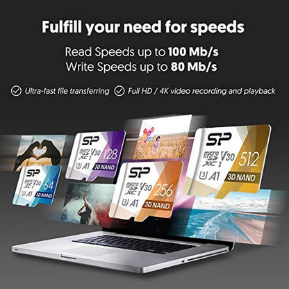 Silicon Power 512GB Micro SD Card – In Use