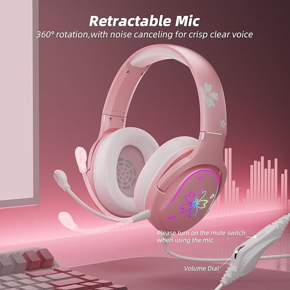 Mytrix Cherry Blossoms Wired Gaming Headset – Packaging