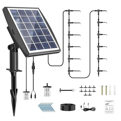 Solar Device: JIYANG Solar Automatic Drip Irrigation Kit – Front View