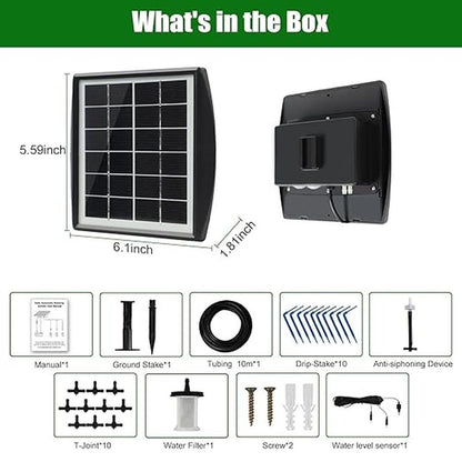 Solar Device: JIYANG Solar Automatic Drip Irrigation Kit – Close-up Detail