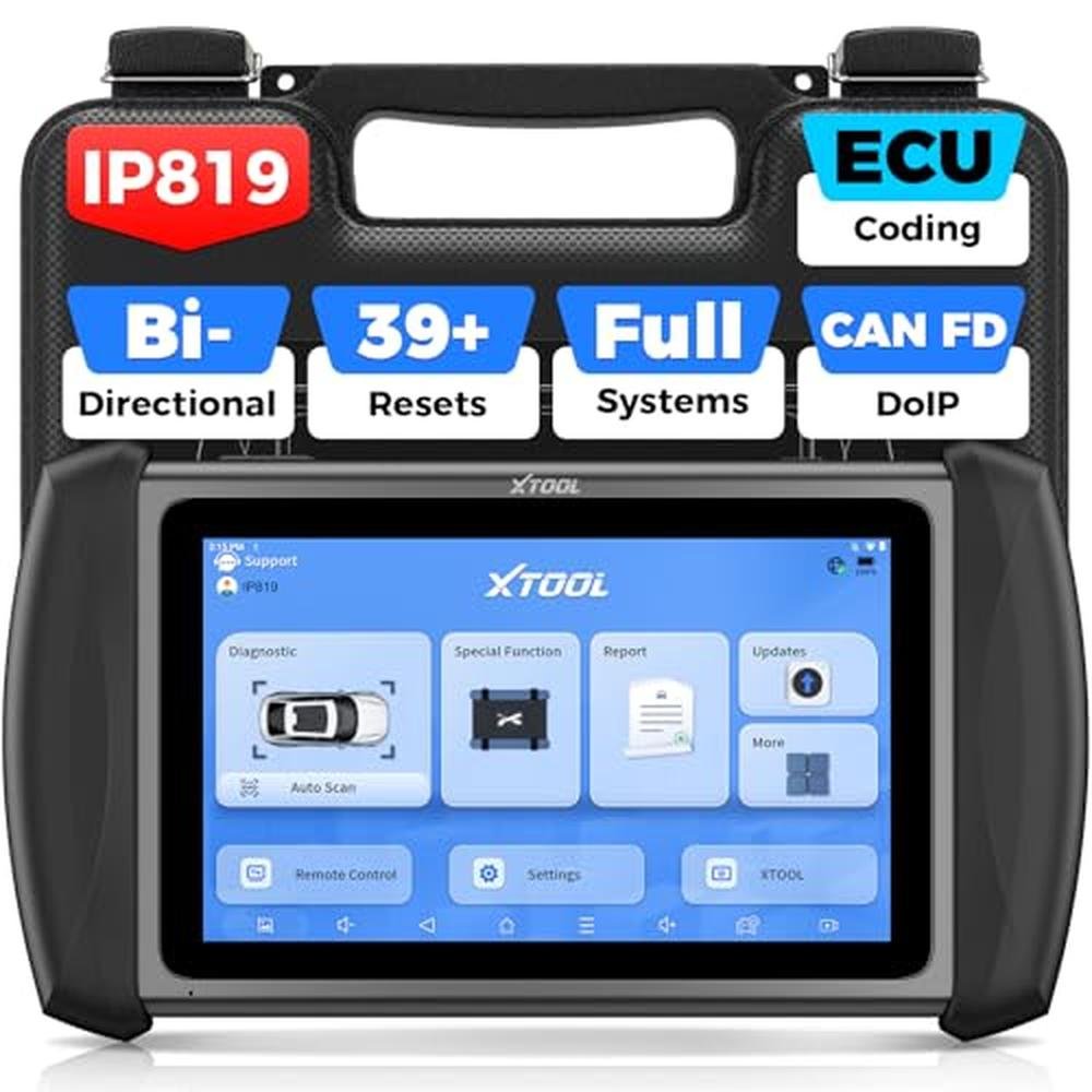 Scanner XTOOL: XTOOL IP819 V2.0 Bidirectional Scan Tool – Front View
