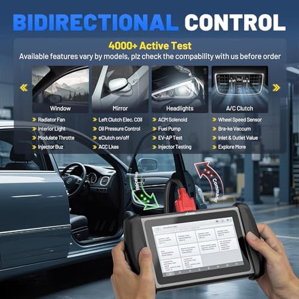 Scanner XTOOL: XTOOL IP819 V2.0 Bidirectional Scan Tool – In Use