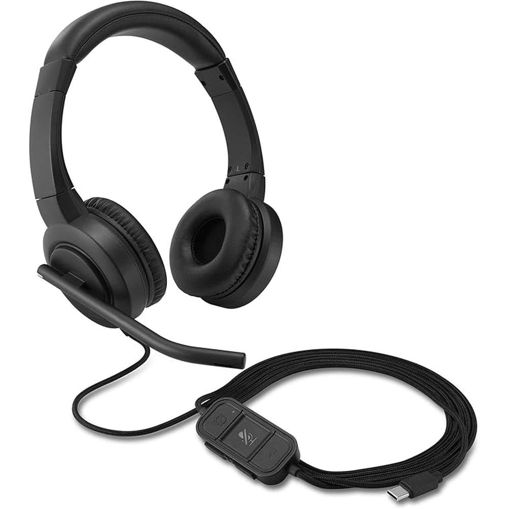 Kensington H1000 USB-C On-Ear Headset – Front View