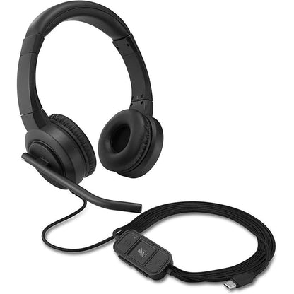 Kensington H1000 USB-C On-Ear Headset – Front View