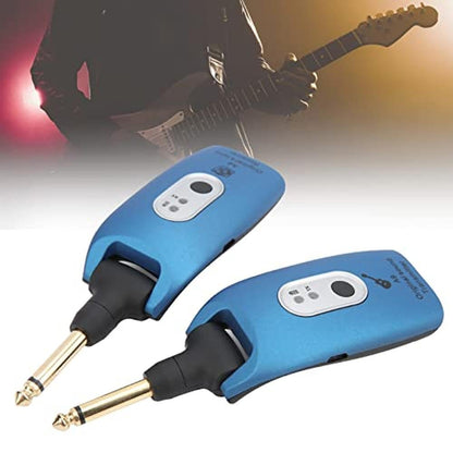 Guitar Transmitter: Premium 2.4GHz Receiver Set – In Use