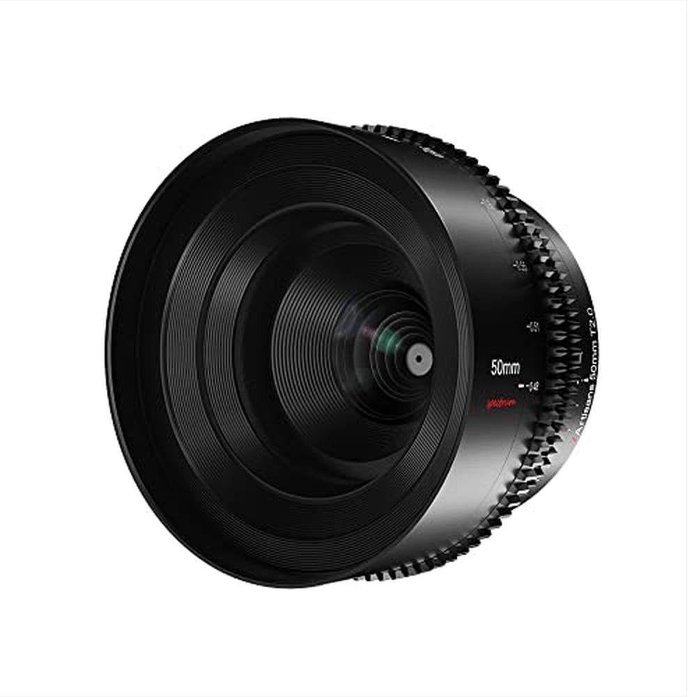 Lens 7artisans 50mm T2.0 Cine Lens for L Mount Full Frame – Side View