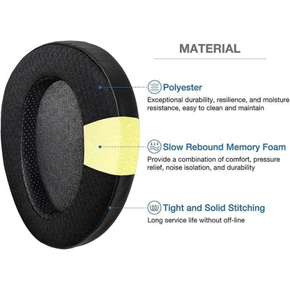 Memory Foam Cushion Ear Pads Compatible with Hifiman Arya – Side View