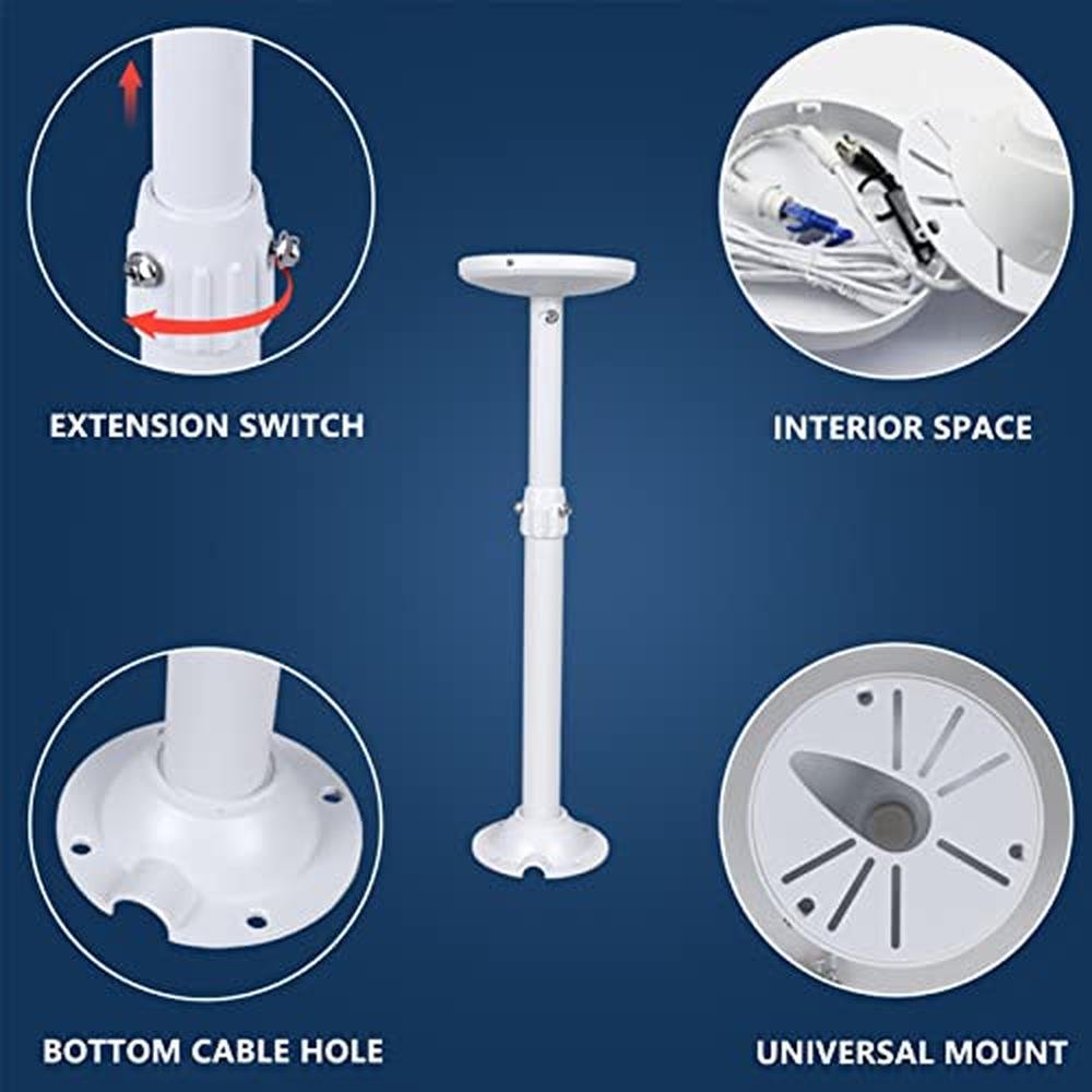 Camera Bracket: Witi Security Camera Mount Bracket 6 Inch – In Use