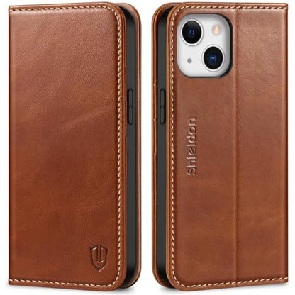 SHIELDON Wallet Case for iPhone 13 5G – Front View