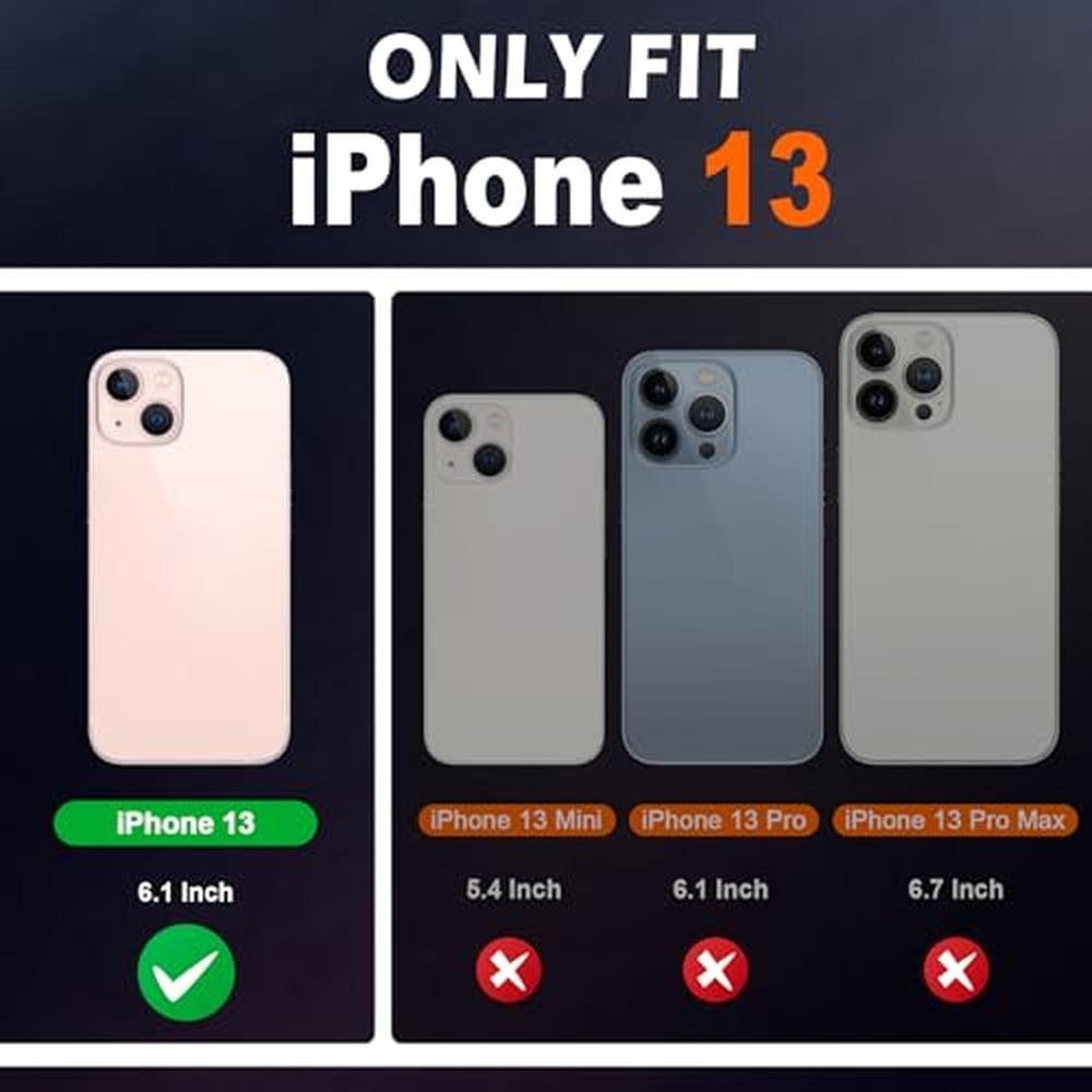 SHIELDON Wallet Case for iPhone 13 5G – Side View