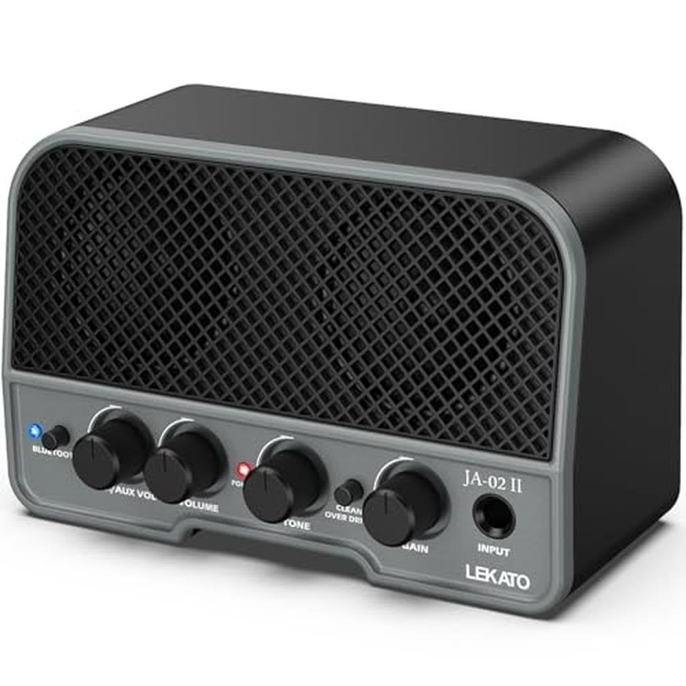 Guitar Amp: LEKATO Mini Rechargeable Electric Guitar – Front View