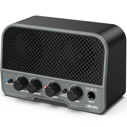Guitar Amp: LEKATO Mini Rechargeable Electric Guitar – Front View