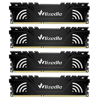 DDR3 RAM: Wlizedle 32GB Kit 4x8GB 1600MHz CL11 – Front View