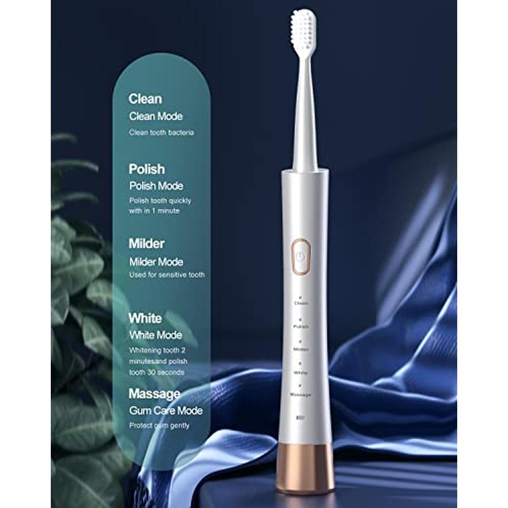 High Vibration Sonic Electric Toothbrush – Side View