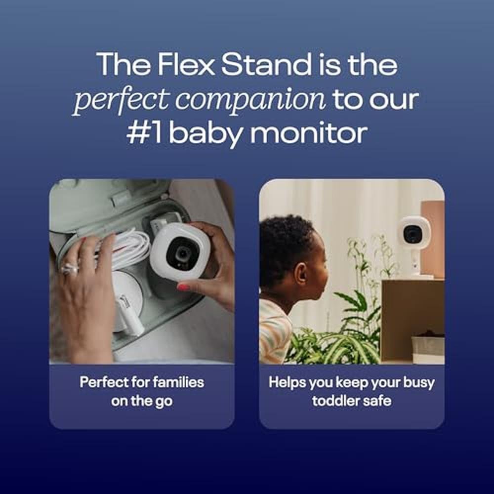 Breathing Motion: Nanit Pro Smart Baby Monitor Flex Stand – Side View