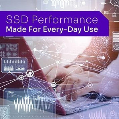Solid State Drive: Solidigm P41 Plus Series 512GB PCIe Gen – Side View