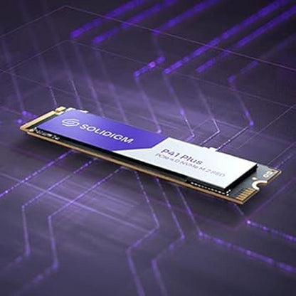 Solid State Drive: Solidigm P41 Plus Series 512GB PCIe Gen – Close-up Detail