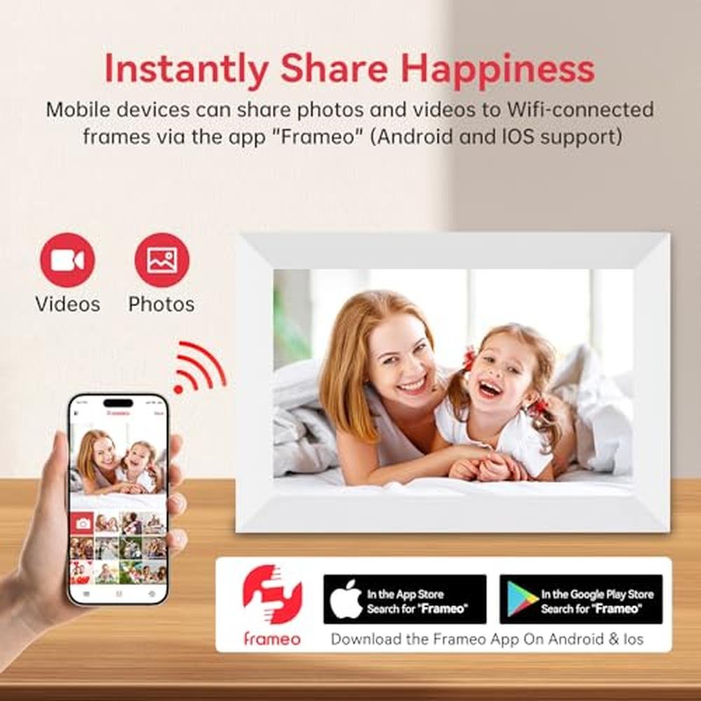 Frameo WiFi Digital Picture Frame – Side View