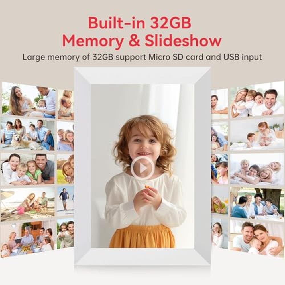 Frameo WiFi Digital Picture Frame – Close-up Detail