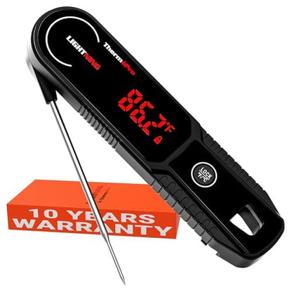 Thermometer: ThermoPro Lightning 1-Second Instant Read Meat – Front View