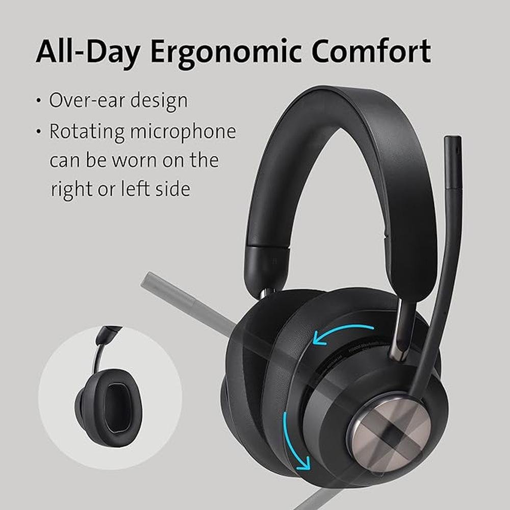 Kensington H3000 Bluetooth Over-Ear Headset – Close-up Detail