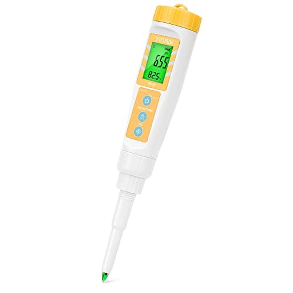 Digital pH Meters for Food and Soil – Front View