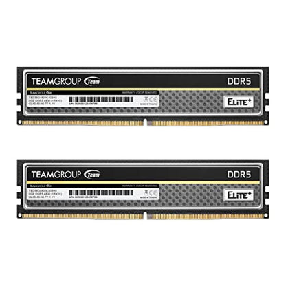 Teamgroup Elite Plus DDR5 16GB 2x8GB 4800MHz – Front View