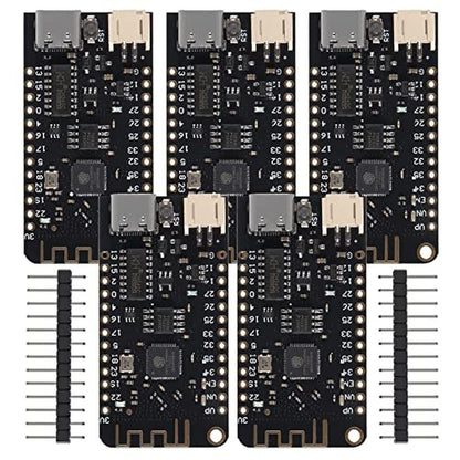 ESP32: AITRIP 5PCS ESP32 Lite V1.0.0 WiFi Bluetooth – Front View