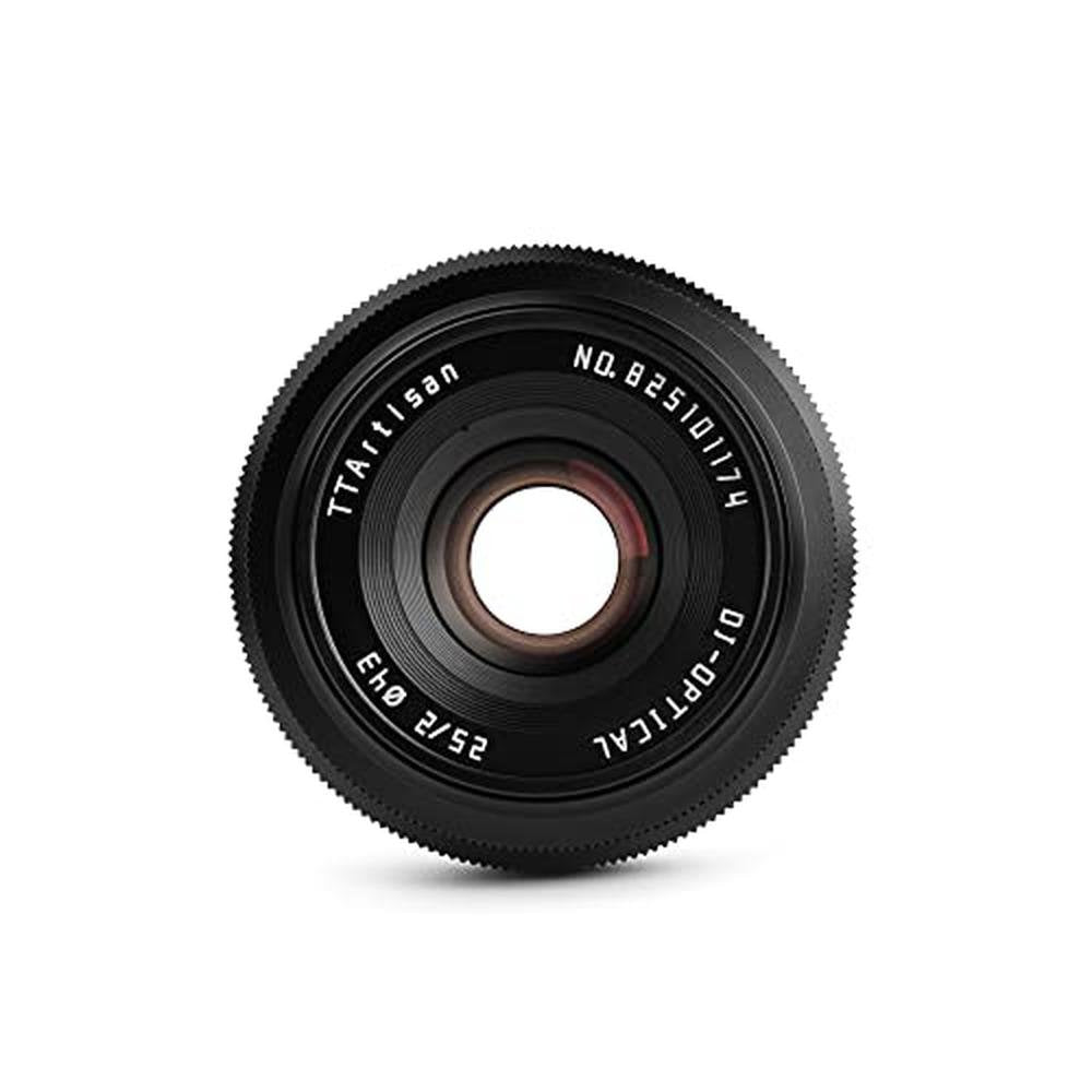 Camera Lens: TTArtisan 25mm F2 Wide-Angle APS-C Manual – Side View