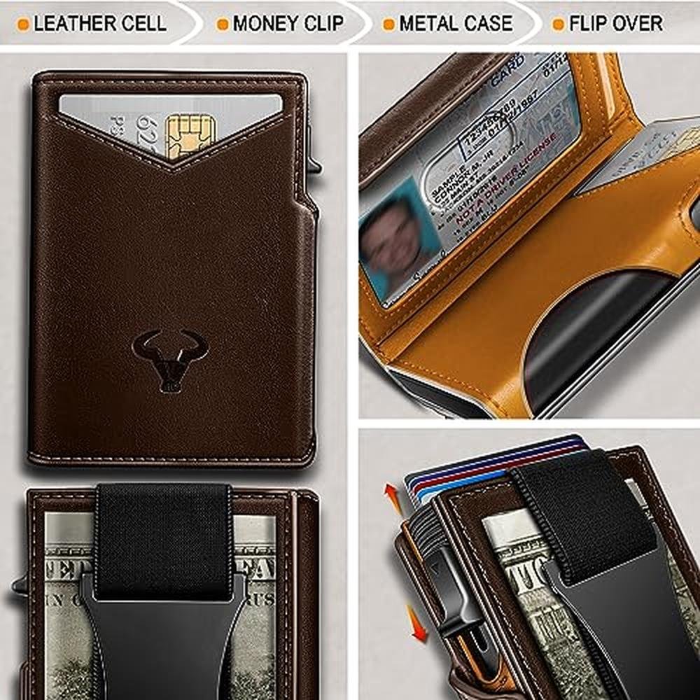 BULLIANT Men Wallet Gift Boxed – In Use
