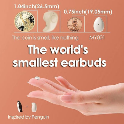 Invisible Sleep Earbuds Wireless Smallest Lightest Tiny – Side View
