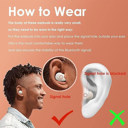 Invisible Sleep Earbuds Wireless Smallest Lightest Tiny – Packaging
