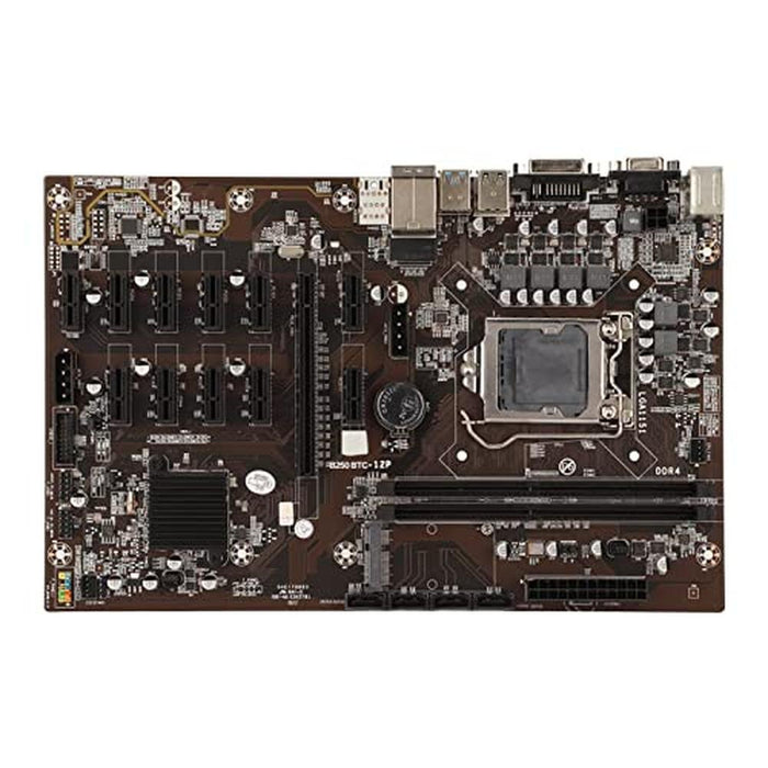 B250 BTC 12P Mining Mainboard – Front View