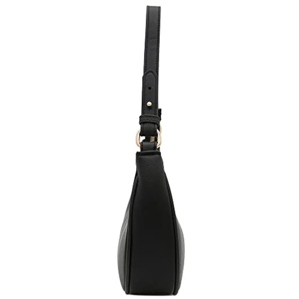 FashionPuzzle Small Crescent Shoulder Bag Underarm Purse – Close-up Detail