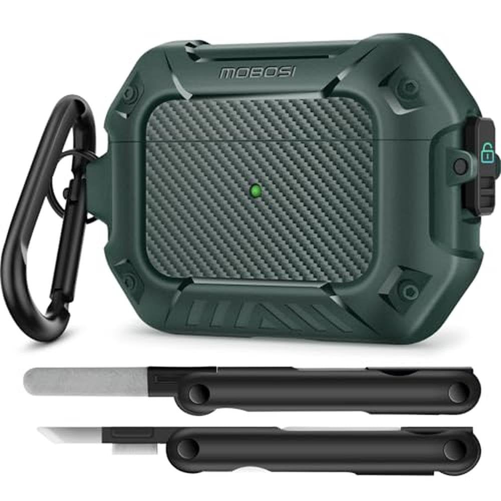 MOBOSI Case: Premium AirPods Pro 1st & 2nd Gen Protective – Front View