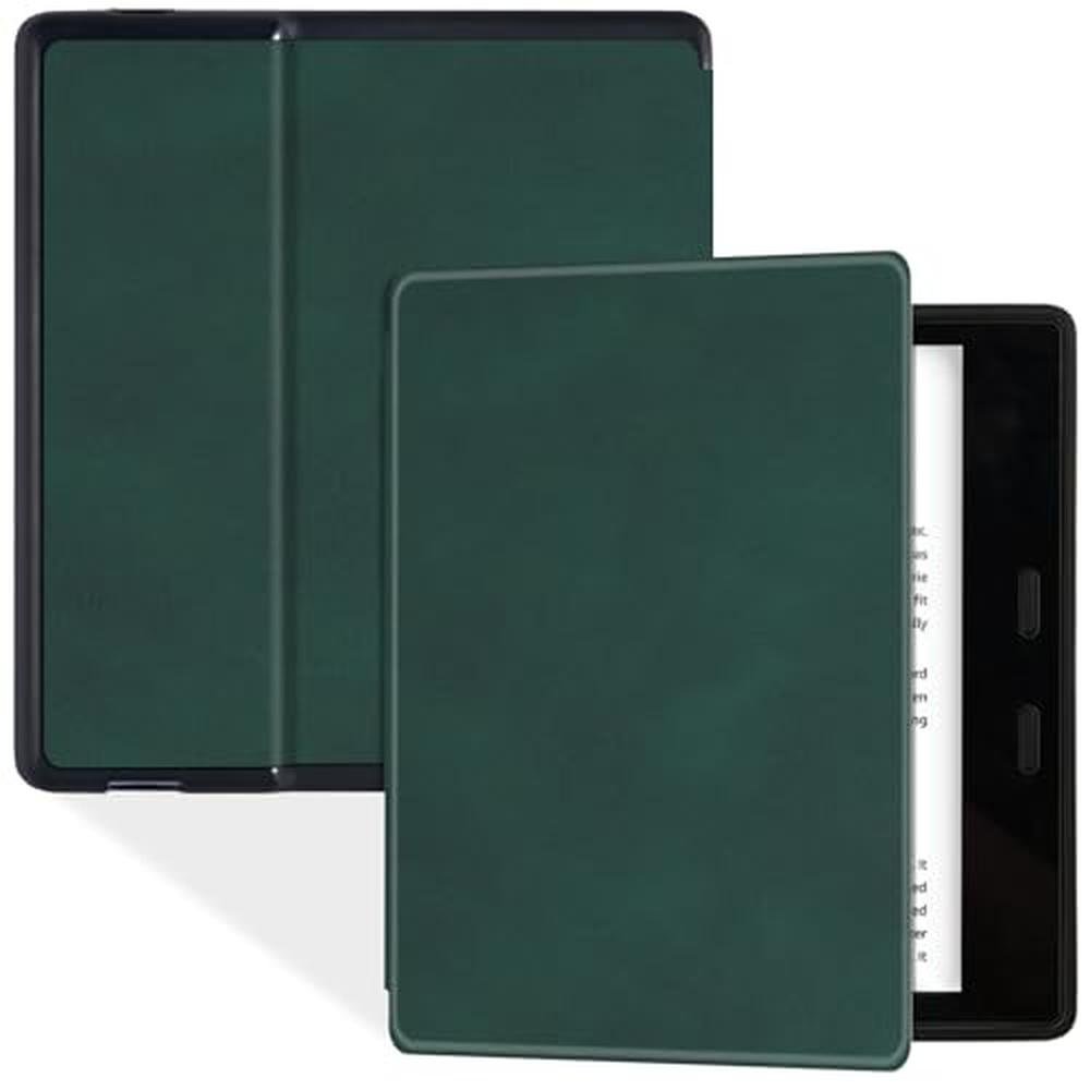 Oasis Sleep: BOZHUORUI Case for 7 Kindle Oasis 9th and 10th – Front View
